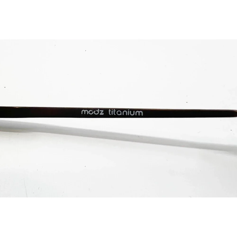 Modern Dictator Eyeglasses Men Brown Titanium Oval Frame 53-17-140